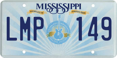 MS license plate LMP149