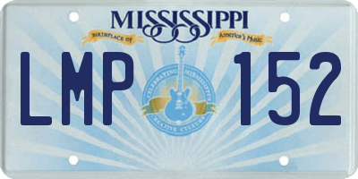 MS license plate LMP152