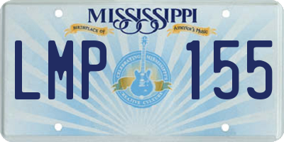 MS license plate LMP155