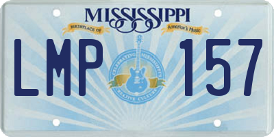 MS license plate LMP157
