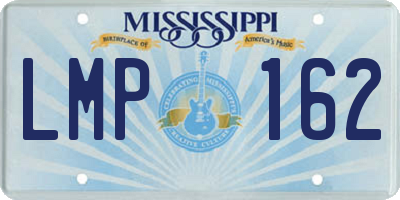 MS license plate LMP162