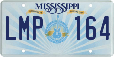 MS license plate LMP164
