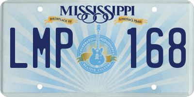 MS license plate LMP168
