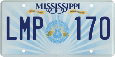 MS license plate LMP170