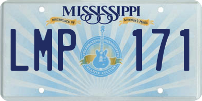 MS license plate LMP171