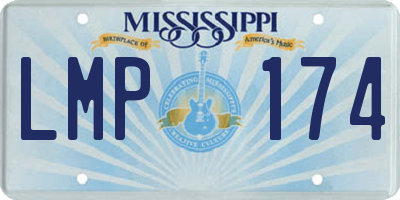 MS license plate LMP174
