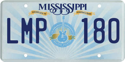 MS license plate LMP180