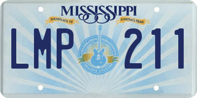 MS license plate LMP211
