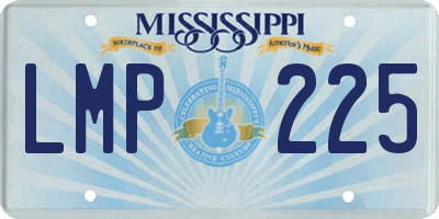 MS license plate LMP225