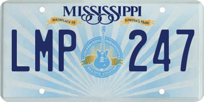 MS license plate LMP247