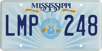 MS license plate LMP248