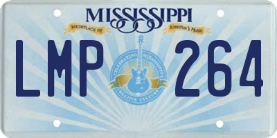 MS license plate LMP264