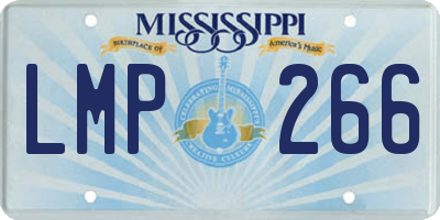 MS license plate LMP266