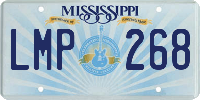 MS license plate LMP268