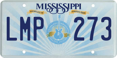 MS license plate LMP273