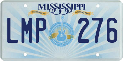 MS license plate LMP276