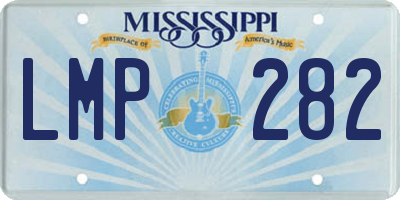 MS license plate LMP282