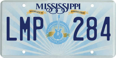 MS license plate LMP284