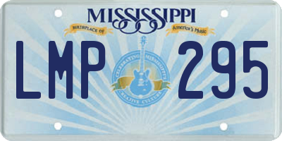 MS license plate LMP295