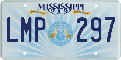 MS license plate LMP297