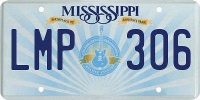 MS license plate LMP306