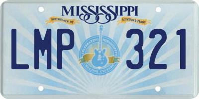 MS license plate LMP321