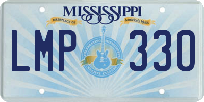 MS license plate LMP330