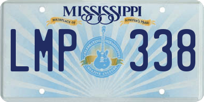 MS license plate LMP338