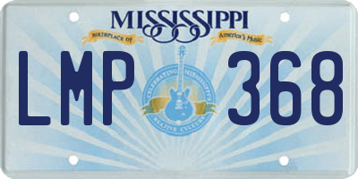 MS license plate LMP368
