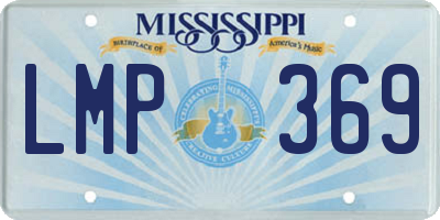 MS license plate LMP369