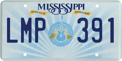 MS license plate LMP391