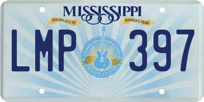 MS license plate LMP397