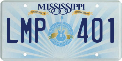 MS license plate LMP401