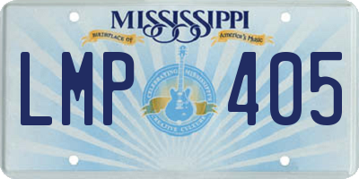 MS license plate LMP405