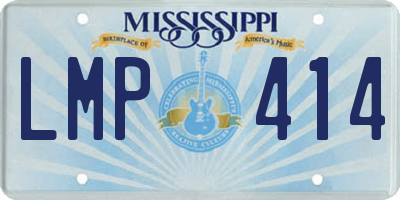 MS license plate LMP414