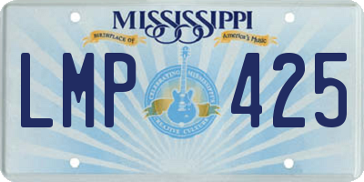 MS license plate LMP425
