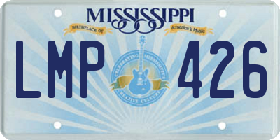 MS license plate LMP426