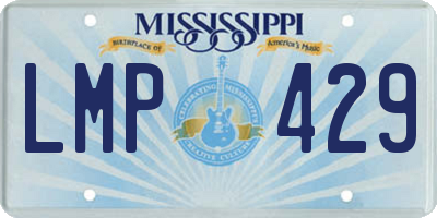 MS license plate LMP429