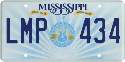 MS license plate LMP434
