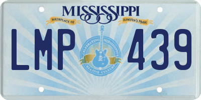 MS license plate LMP439