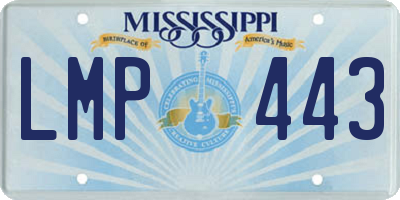 MS license plate LMP443