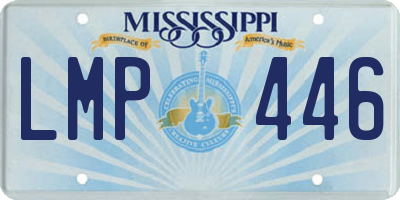 MS license plate LMP446