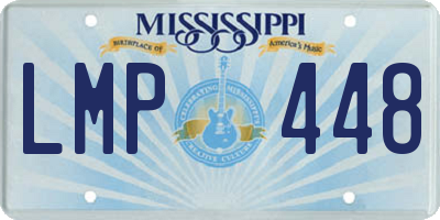 MS license plate LMP448