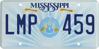 MS license plate LMP459