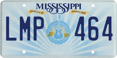 MS license plate LMP464
