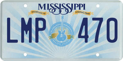 MS license plate LMP470