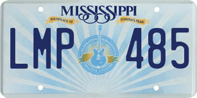 MS license plate LMP485