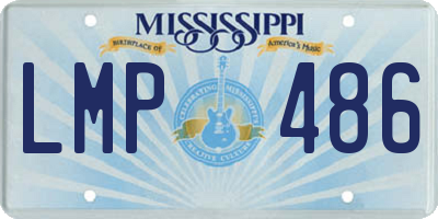 MS license plate LMP486