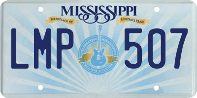 MS license plate LMP507