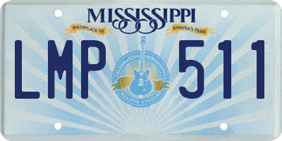 MS license plate LMP511